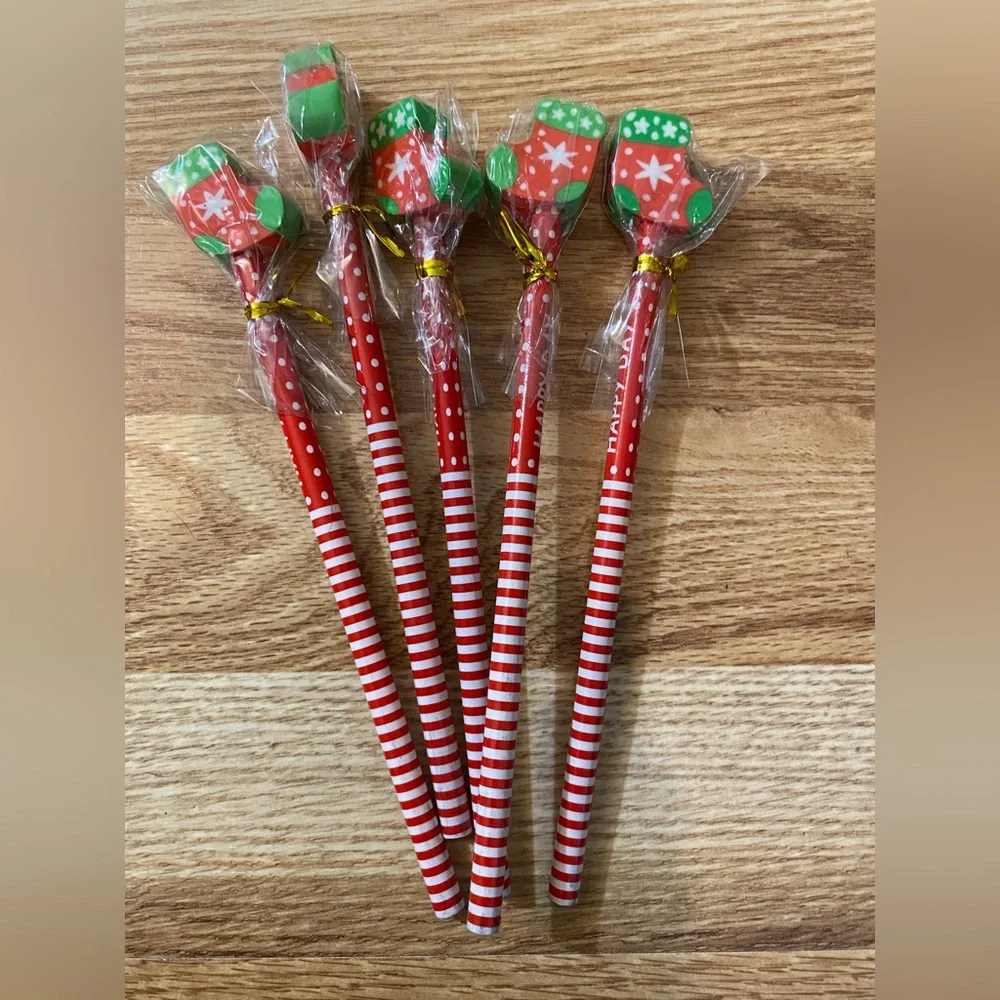 Customer Appreciation Christmas Pencils 40 Pieces NEW